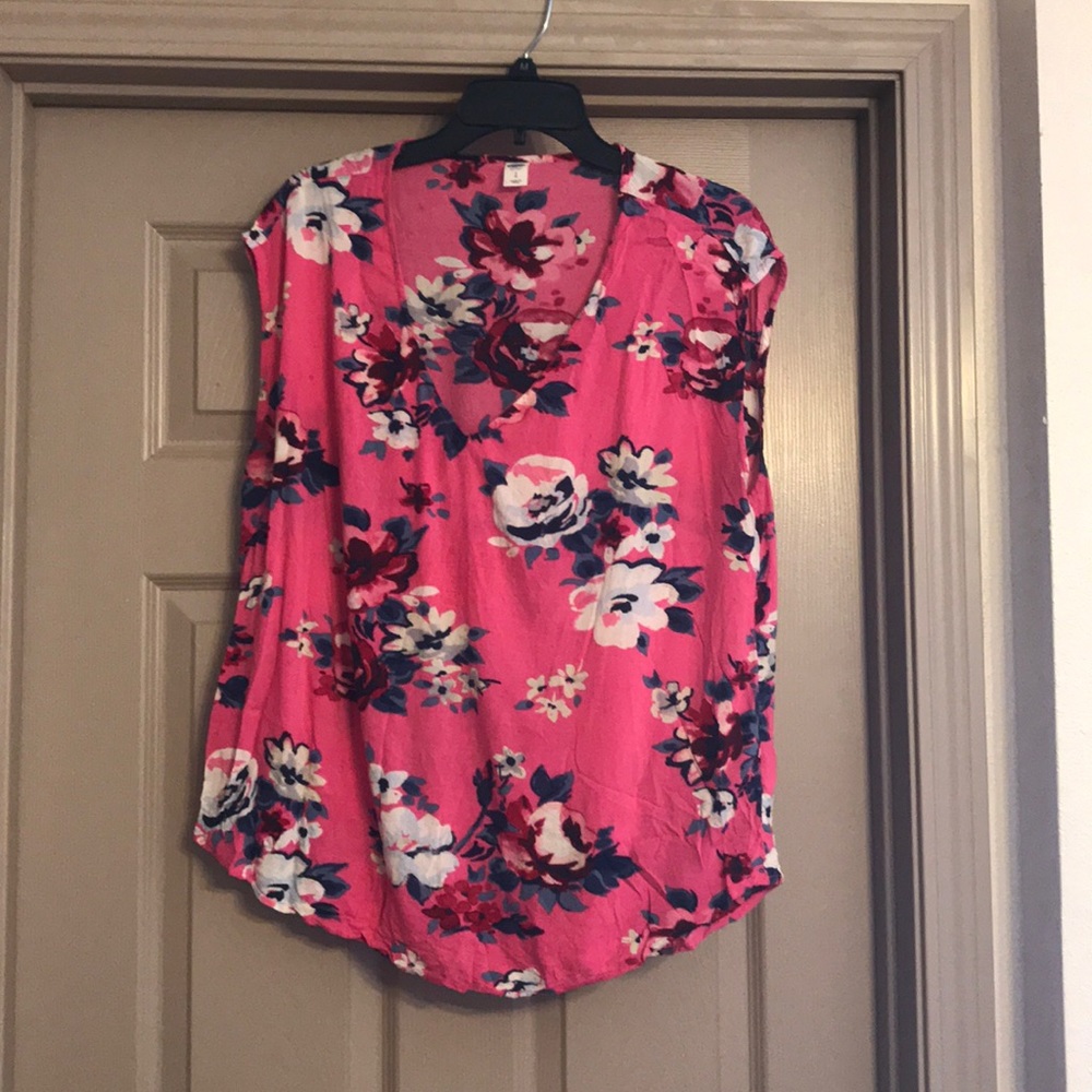Pink spring blouse